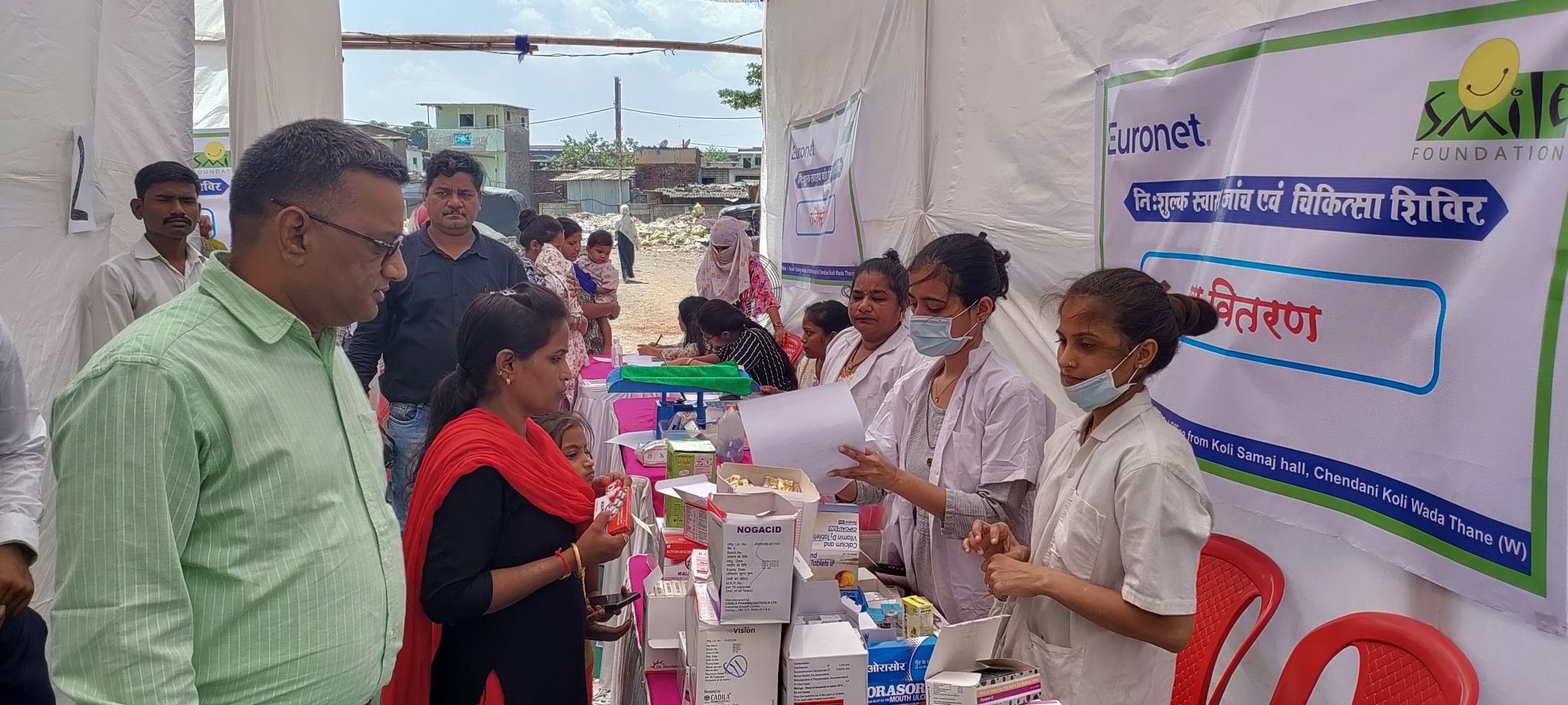 Photo of Euronet India's free health care event