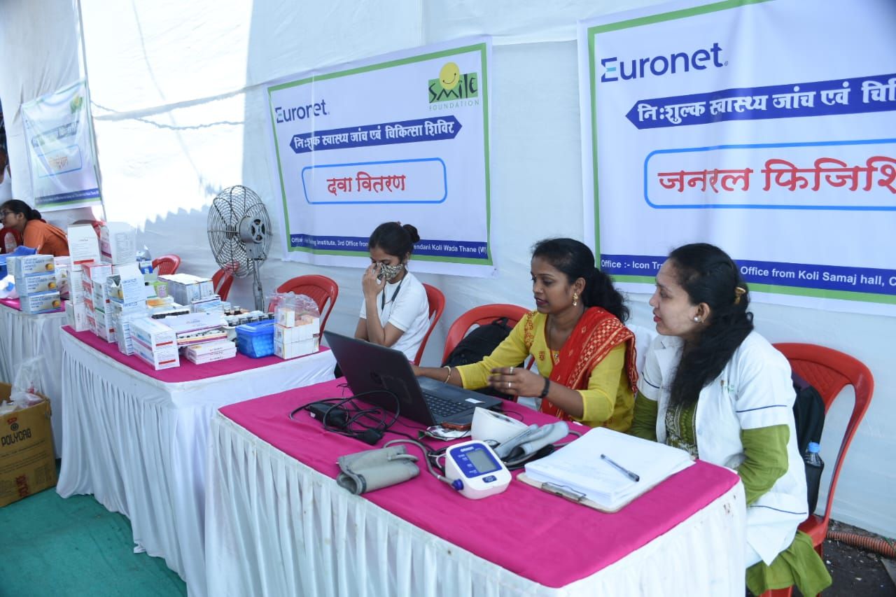 Photo of Euronet India's free health care event