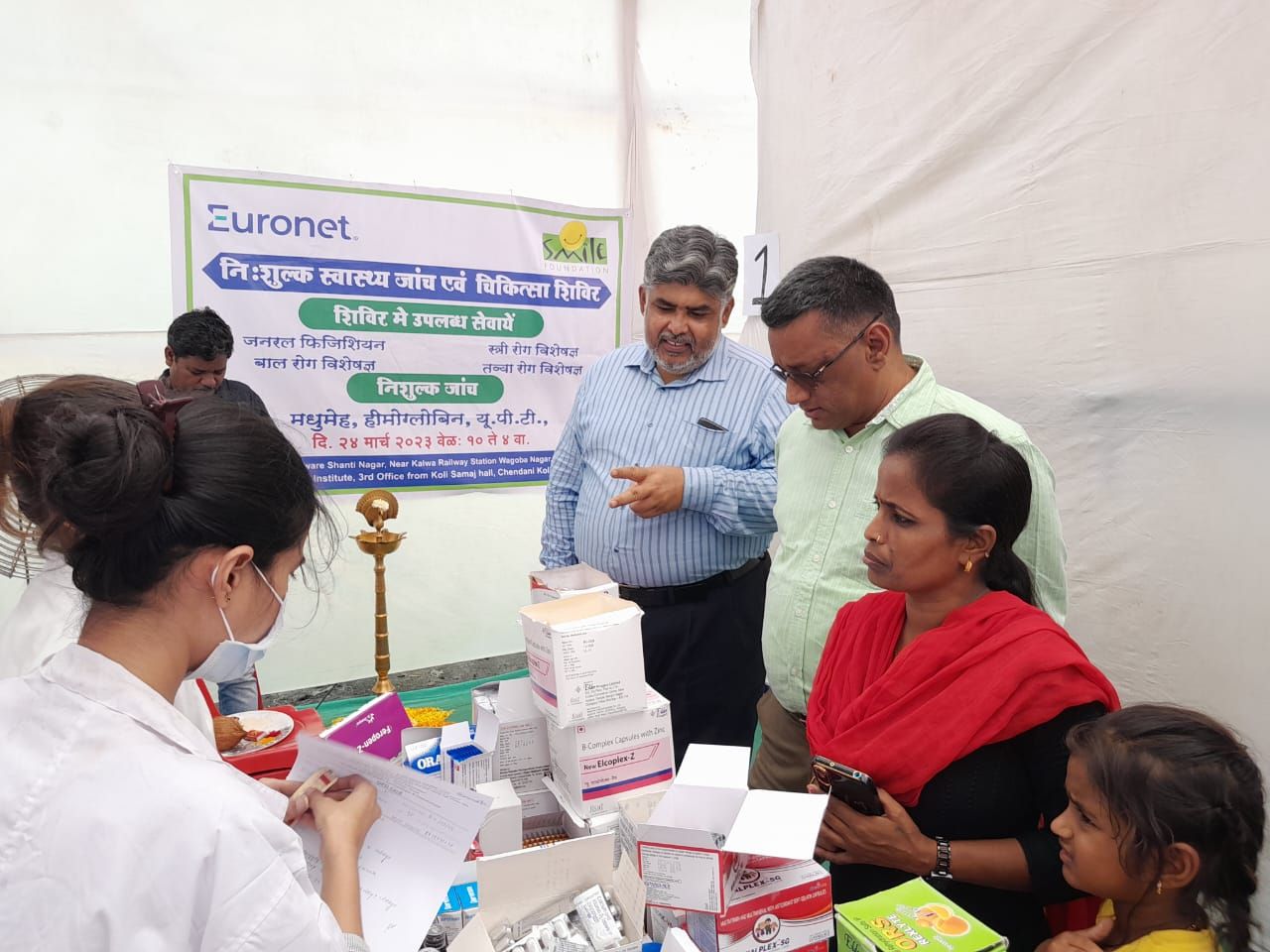 Photo of Euronet India's free health care event