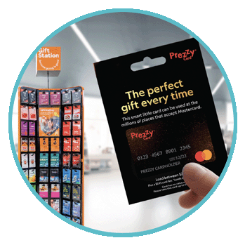 An image of the Prezy Card and Gift Station gift card mall from epay