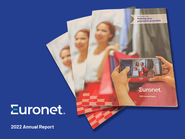 A photo of Euronet's 2022 Annual Report
