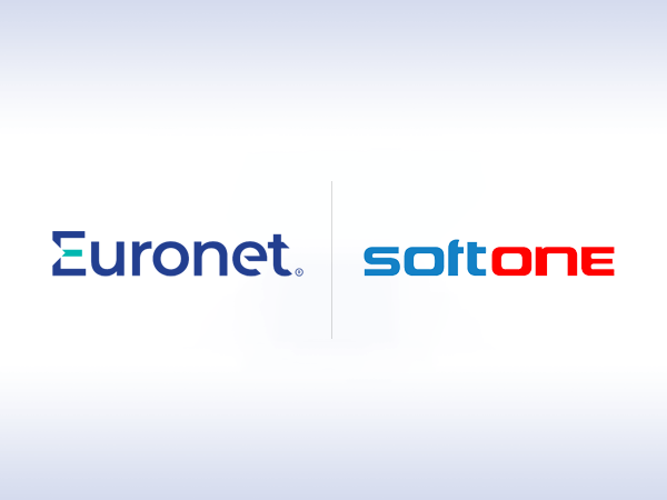 An image with the Euronet and SoftOne Group logos