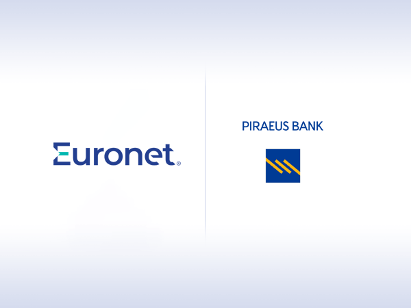 An image with the Euronet and Piraeus Bank logos