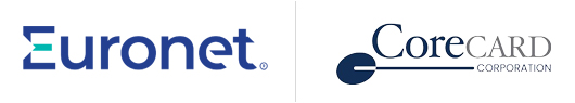 An image with the Euronet and CoreCard logos side by side