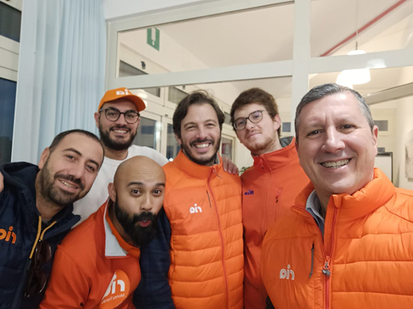 An image of Ria employees serving at Ronald McDonald House in Italy