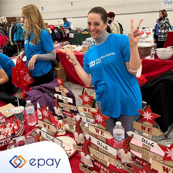 Photo of Euronet Merchant Services Greece (epay) at the 2022 Christmas Bazaar at Syntagma